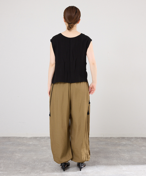 IENA(イエナ)の「TORRAZZO DONNA/トラッゾドンナ ギャザーパンツ 6266-357(その他パンツ・レディース・ブラック/ブラウン・FREE)」の17枚目の写真