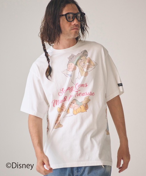 ADAM PATEK(アダムパテック)の「ADAMPATEK/【ADAMPATEK /Snow White and the Seven Dwarfs 】multiT(Tシャツ/カットソー・メンズ・ホワイト/ブラック・1/2)」の7枚目の写真
