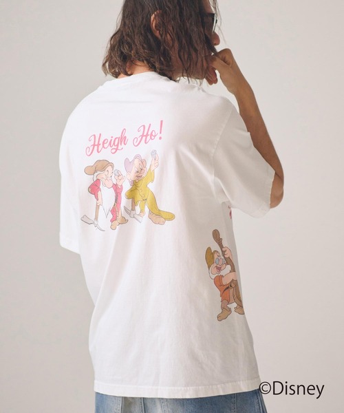 ADAM PATEK(アダムパテック)の「ADAMPATEK/【ADAMPATEK /Snow White and the Seven Dwarfs 】multiT(Tシャツ/カットソー・メンズ・ホワイト/ブラック・1/2)」の4枚目の写真