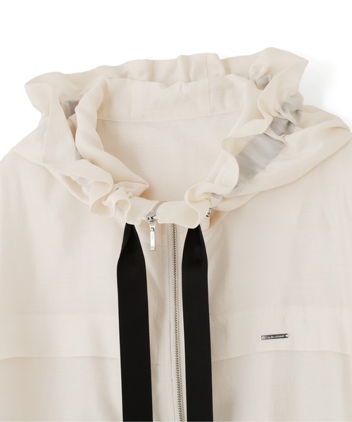 JILL by JILL STUART（ジルバイジルスチュアート）の「シアーブルゾン（その他アウター・レディース・ピンク/ホワイト系その他/ホワイト・FREE）」の12枚目の写真