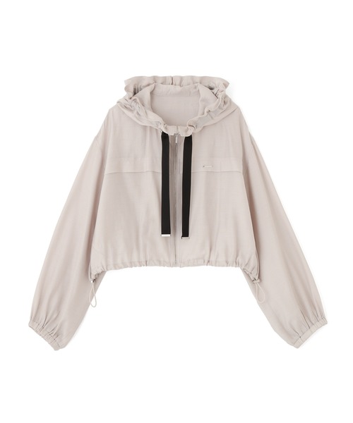 JILL by JILL STUART（ジルバイジルスチュアート）の「シアーブルゾン（その他アウター・レディース・ピンク/ホワイト系その他/ホワイト・FREE）」の6枚目の写真