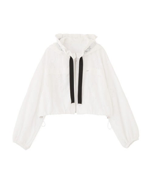 JILL by JILL STUART（ジルバイジルスチュアート）の「シアーブルゾン（その他アウター・レディース・ピンク/ホワイト系その他/ホワイト・FREE）」の8枚目の写真