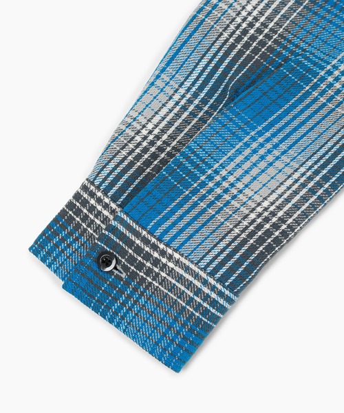 LAD MUSICIAN（ラッドミュージシャン）の「COTTON FLANNEL CHECK BIG SHIRT（シャツ/ブラウス・メンズ・ブルー・44/42/46）」の7枚目の写真