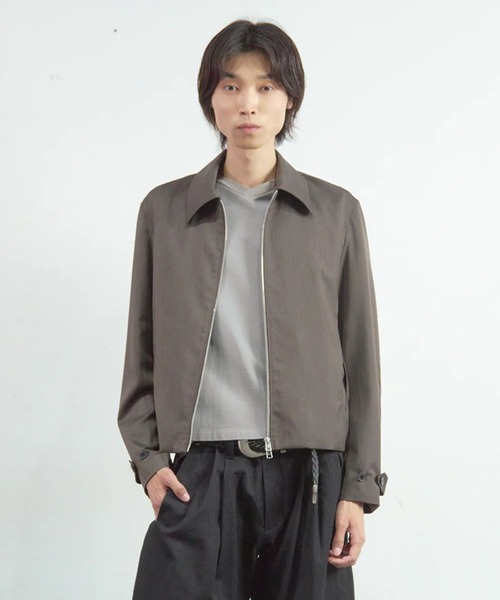 ジャケット・アウター nvrfrgt short zip up jacket NVRFRGT】SHORT ZIP UP JACKET（ブルゾン）｜NVRFRGT（ネヴァーフォー