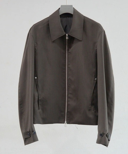 NVRFRGT(ネヴァーフォーゲット)の「【NVRFRGT】SHORT ZIP UP JACKET(ブルゾン・メンズ・ブラック/ブラウン・3/2/1)」の5枚目の写真