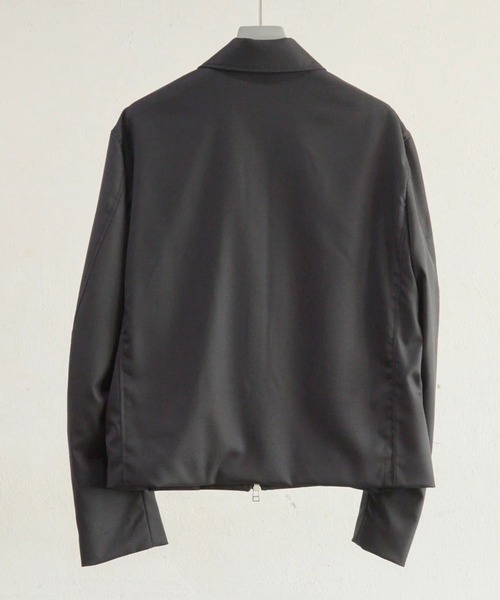 NVRFRGT(ネヴァーフォーゲット)の「【NVRFRGT】SHORT ZIP UP JACKET(ブルゾン・メンズ・ブラック/ブラウン・3/2/1)」の4枚目の写真