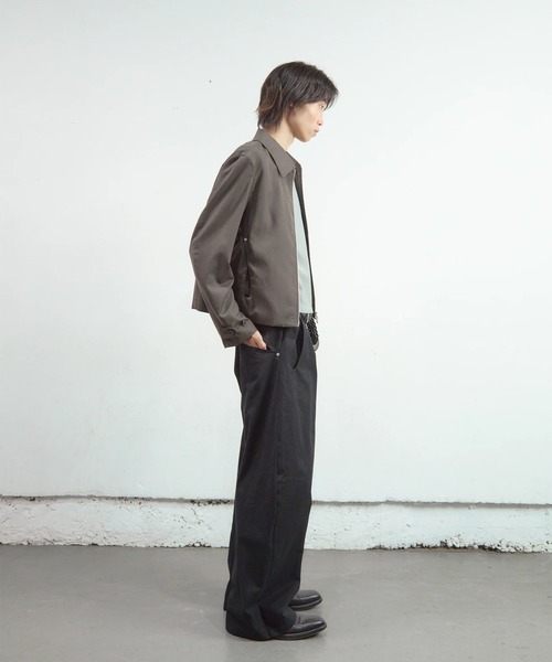 NVRFRGT(ネヴァーフォーゲット)の「【NVRFRGT】SHORT ZIP UP JACKET(ブルゾン・メンズ・ブラック/ブラウン・3/2/1)」の8枚目の写真