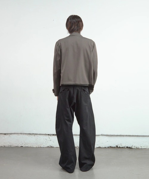 NVRFRGT(ネヴァーフォーゲット)の「【NVRFRGT】SHORT ZIP UP JACKET(ブルゾン・メンズ・ブラック/ブラウン・3/2/1)」の9枚目の写真