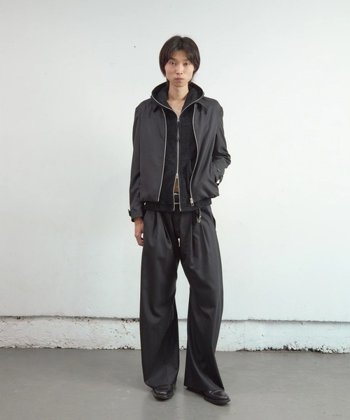 NVRFRGT(ネヴァーフォーゲット)の「【NVRFRGT】SHORT ZIP UP JACKET(ブルゾン・メンズ・ブラック/ブラウン・3/2/1)」の10枚目の写真