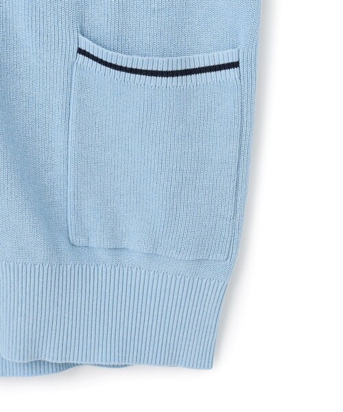 J.PRESS YORK STREET(ジェイプレスヨークストリート)の「【UNISEX】ベーシック Vネック カーディガン(カーディガン/ボレロ・メンズ・ネイビー系/ライトグレー系/サックスブルー系・SMALL/MEDIUM/LARGE)」の7枚目の写真