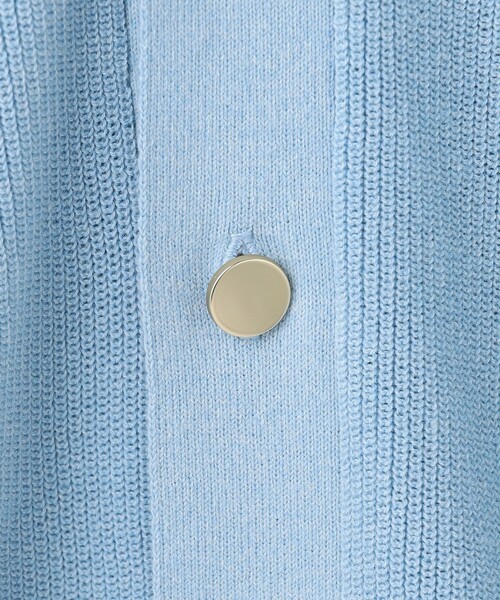 J.PRESS YORK STREET(ジェイプレスヨークストリート)の「【UNISEX】ベーシック Vネック カーディガン(カーディガン/ボレロ・メンズ・ネイビー系/ライトグレー系/サックスブルー系・SMALL/MEDIUM/LARGE)」の8枚目の写真