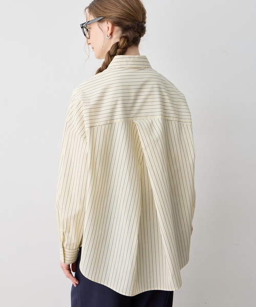 LE SOUK HOLIDAY(ルスークホリデー)の「【WEB限定】バックタックレギュラーカラーシャツ(シャツ/ブラウス・レディース・イエロー/ライトグリーン・M/L)」の7枚目の写真