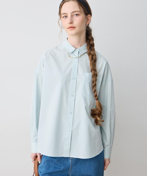 LE SOUK HOLIDAY(ルスークホリデー)の「【WEB限定】バックタックレギュラーカラーシャツ(シャツ/ブラウス・レディース・イエロー/ライトグリーン・M/L)」の9枚目の写真