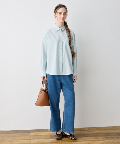 LE SOUK HOLIDAY(ルスークホリデー)の「【WEB限定】バックタックレギュラーカラーシャツ(シャツ/ブラウス・レディース・イエロー/ライトグリーン・M/L)」の14枚目の写真