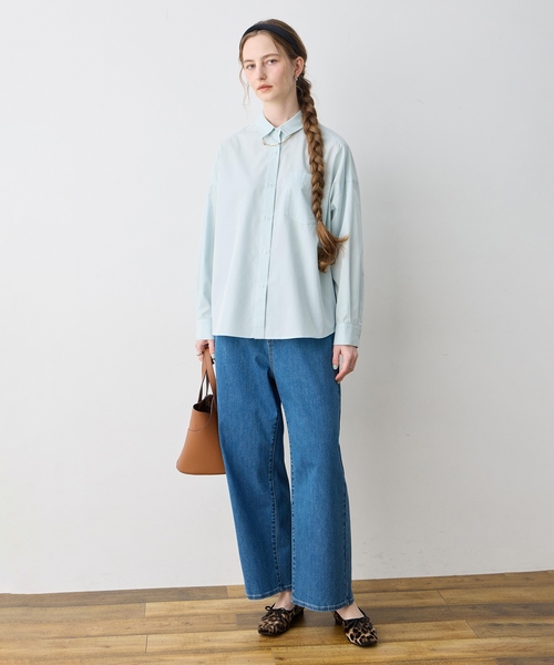 LE SOUK HOLIDAY(ルスークホリデー)の「【WEB限定】バックタックレギュラーカラーシャツ(シャツ/ブラウス・レディース・イエロー/ライトグリーン・M/L)」の15枚目の写真