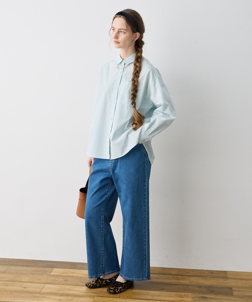 LE SOUK HOLIDAY(ルスークホリデー)の「【WEB限定】バックタックレギュラーカラーシャツ(シャツ/ブラウス・レディース・イエロー/ライトグリーン・M/L)」の16枚目の写真