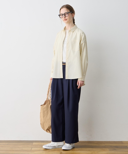 LE SOUK HOLIDAY(ルスークホリデー)の「【WEB限定】バックタックレギュラーカラーシャツ(シャツ/ブラウス・レディース・イエロー/ライトグリーン・M/L)」の17枚目の写真