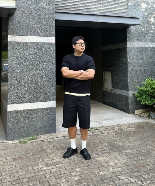 LEMAIN SECOND（リメインセカンド）の「クラシックヘンリーネックウォッシャブル半袖ニット[ブラック]（Tシャツ/カットソー・レディース・その他・MEDIUM/LARGE/X-LARGE）」の18枚目の写真