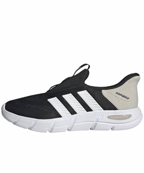 adidas(アディダス)の「アディダス adidas CLOUDFOAMフレックス ラウンジ ラピッドフィット(スニーカー・レディース・ブラック・23.0cm/23.5cm/24.0cm/24.5cm/25.0cm)」の1枚目の写真