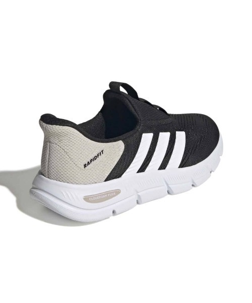 adidas(アディダス)の「アディダス adidas CLOUDFOAMフレックス ラウンジ ラピッドフィット(スニーカー・レディース・ブラック・23.0cm/23.5cm/24.0cm/24.5cm/25.0cm)」の4枚目の写真