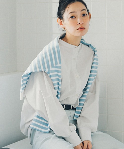 studio CLIP（スタディオクリップ）の「プチハイネックコクーンプルオーバー（Tシャツ/カットソー・レディース・その他2・FREE）」の2枚目の写真