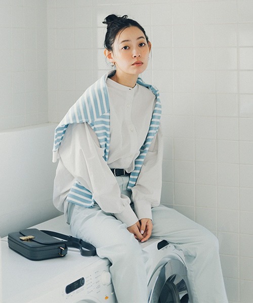 studio CLIP（スタディオクリップ）の「プチハイネックコクーンプルオーバー（Tシャツ/カットソー・レディース・その他2・FREE）」の4枚目の写真