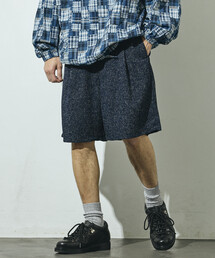 Firsthand（ファーストハンド）の「Firsthand ファーストハンド サマー ツイード イージー ワイドショーツ   セットアップ対応（その他パンツ）」