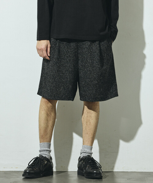 Firsthand(ファーストハンド)の「Firsthand/ファーストハンド サマー ツイード イージー ワイドショーツ / セットアップ対応(その他パンツ・メンズ・ネイビー/ベージュ/グレー/ブラック・LARGE/MEDIUM)」の17枚目の写真