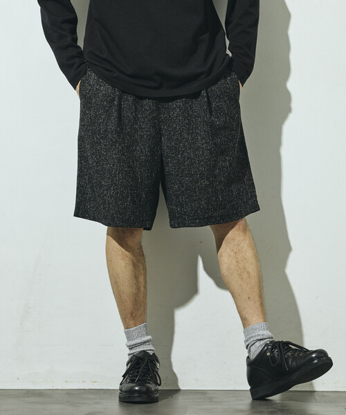 Firsthand(ファーストハンド)の「Firsthand/ファーストハンド サマー ツイード イージー ワイドショーツ / セットアップ対応(その他パンツ・メンズ・ネイビー/ベージュ/グレー/ブラック・LARGE/MEDIUM)」の22枚目の写真