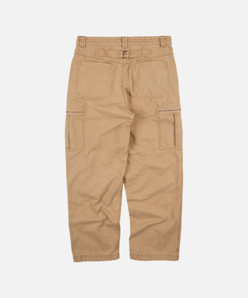 FRIZMWORKS(フリズムワークス)の「WASHED COTTON ZIP CARGO PANTS _ BEIGE(その他パンツ・メンズ・その他・SMALL/MEDIUM/LARGE/X-LARGE)」の3枚目の写真