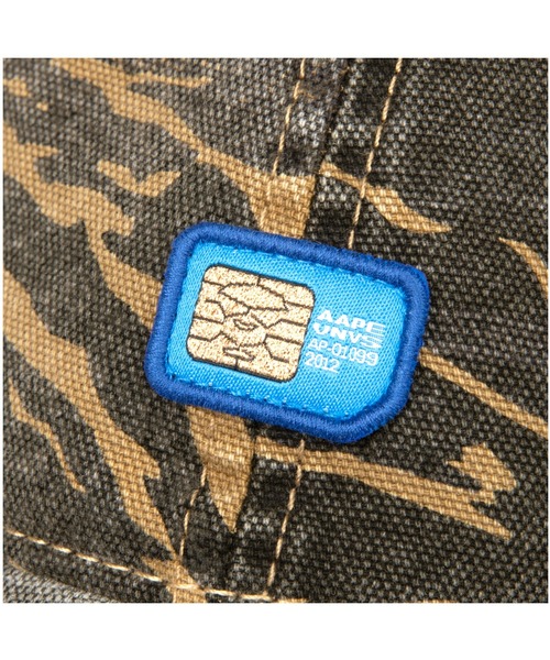 AAPE BY A BATHING APE（エーエイプバイアベイシングエイプ）の「AAPE MAIN CAP（キャップ・メンズ・ブルー系その他2/ブラック系その他・FREE）」の5枚目の写真