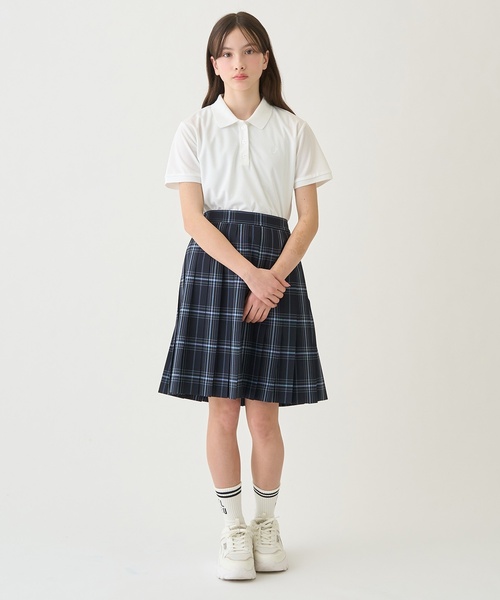 pom ponette junior(ポンポネットジュニア)の「ライン入りリブクルーソックス(ソックス/靴下・キッズ・ブラック/オフホワイト・S(22-25cm))」の10枚目の写真