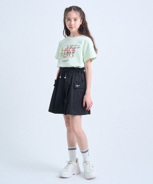 pom ponette junior(ポンポネットジュニア)の「ライン入りリブクルーソックス(ソックス/靴下・キッズ・ブラック/オフホワイト・S(22-25cm))」の15枚目の写真