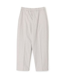 コットンオックスストレッチ スリムパンツ