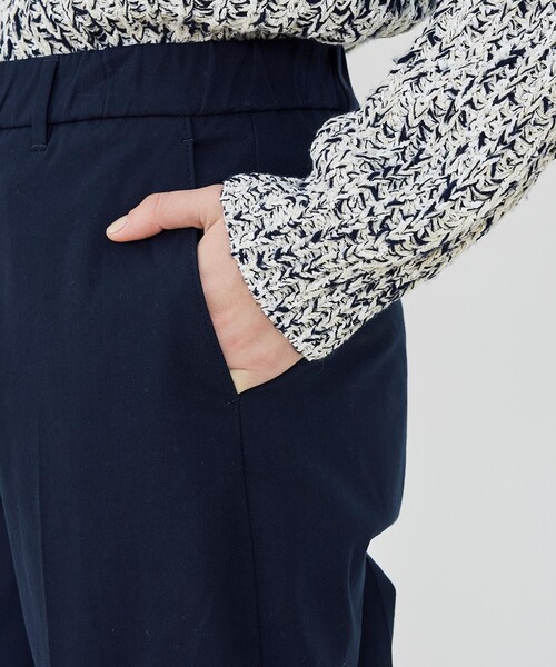 GALERIE VIE(ギャルリー ヴィー)の「コットンオックスストレッチ スリムパンツ(その他パンツ・レディース・ブラウン系その他/ライトグレー/ネイビー・34/36/32)」の10枚目の写真