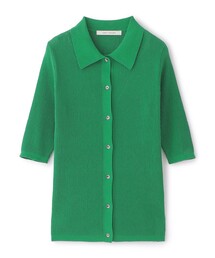 CAST:（キャストコロン）の「【CAST COLON】コンパクトシアーニットポロ（ポロシャツ）」