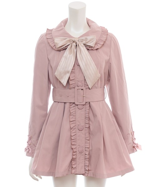 Secret Honey（シークレットハニー）の「ケープ付スプリングコート（その他アウター・レディース・ブラック/ピンク・MEDIUM）」の13枚目の写真