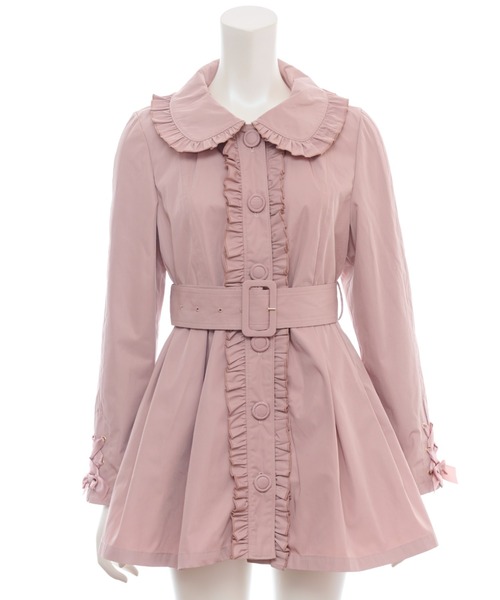 Secret Honey（シークレットハニー）の「ケープ付スプリングコート（その他アウター・レディース・ブラック/ピンク・MEDIUM）」の15枚目の写真