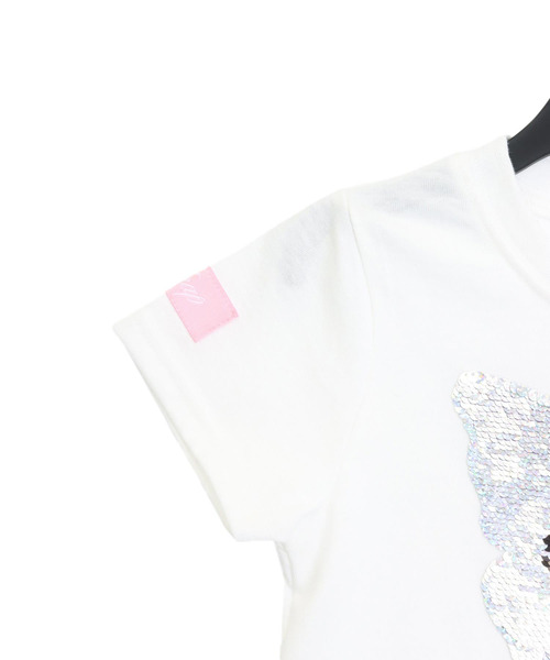 ANAP kids(アナップキッズ)の「スパンコール バタフライ レイヤード トップス(Tシャツ/カットソー・キッズ・ホワイト/ブラック・110/120/130)」の6枚目の写真