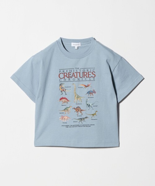 green label relaxing（グリーンレーベルリラクシング）の「ダイナソー Tシャツ / キッズ  100cm-130cm（Tシャツ/カットソー・キッズ・ブラウン系/ライトブルー/ダークグレー・130cm/100cm/120cm/110cm）」の13枚目の写真