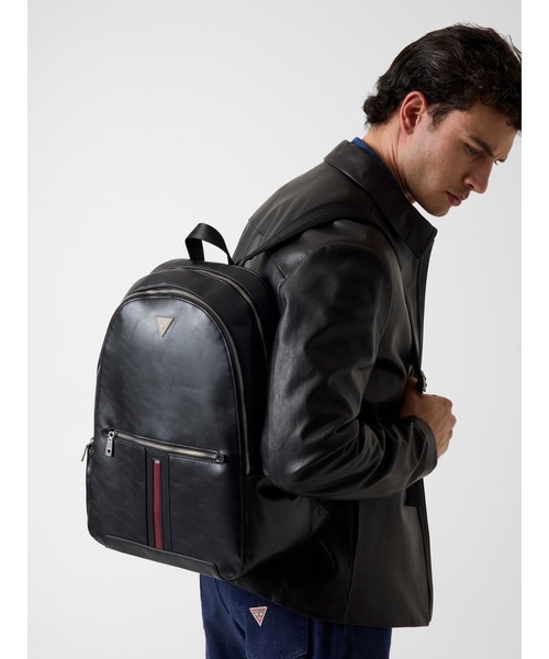 ゲス　バックパック　リュック CERTOSA Saffiano Zip Backpack バックパック リュックサック | GUESS