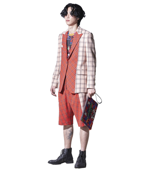 GREEDILOUS(グリディアス)の「チェックコンビジャケット(テーラードジャケット・メンズ・その他・S/M/L/XS)」の2枚目の写真