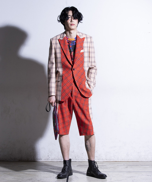 GREEDILOUS(グリディアス)の「チェックコンビジャケット(テーラードジャケット・メンズ・その他・S/M/L/XS)」の4枚目の写真