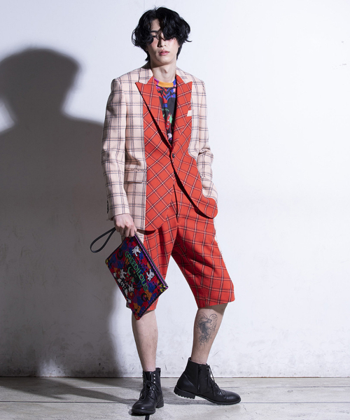 GREEDILOUS(グリディアス)の「チェックコンビジャケット(テーラードジャケット・メンズ・その他・S/M/L/XS)」の6枚目の写真