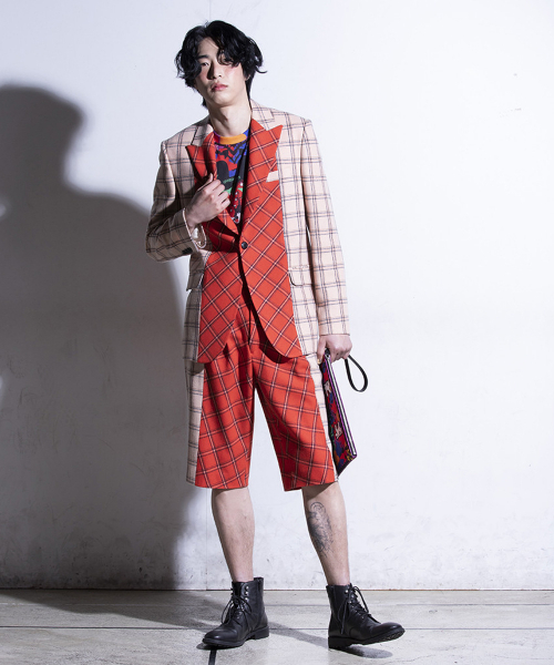 GREEDILOUS(グリディアス)の「チェックコンビジャケット(テーラードジャケット・メンズ・その他・S/M/L/XS)」の7枚目の写真