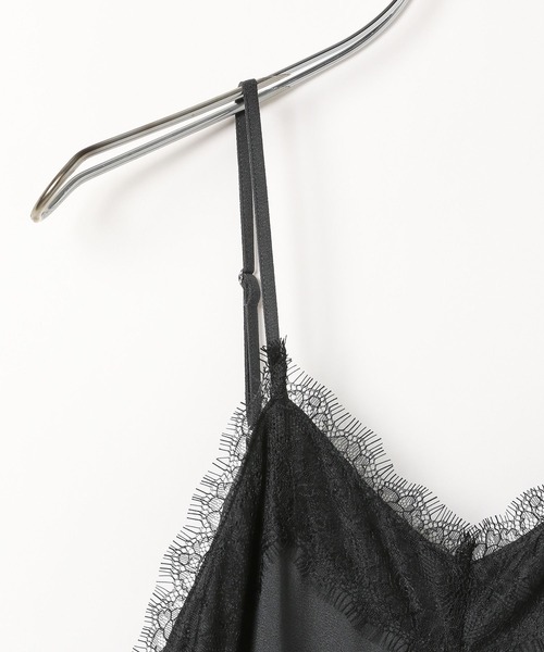 LEPSIM(レプシィム)の「レースキャミサロペット 659139(サロペット/オーバーオール・レディース・ブラック/チャコールグレー・FREE)」の18枚目の写真
