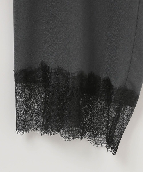 LEPSIM(レプシィム)の「レースキャミサロペット 659139(サロペット/オーバーオール・レディース・ブラック/チャコールグレー・FREE)」の19枚目の写真