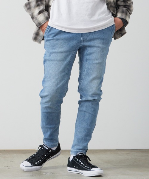 WP WESTPOINT(ダブルピーウエストポイント)の「WP WESTPOINT/ダブルピー ウエストポイント 限定 テイパード サイドジップ インディゴ イージーパンツ 2026年春夏(デニムパンツ・メンズ・インディゴブルー・XS/S/M/L/XL)」の1枚目の写真