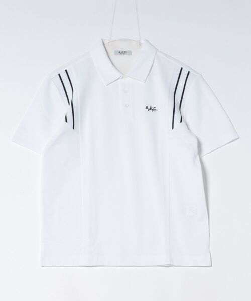 A.P.C. GOLF（アー・ペー・セー ゴルフ）の「Noa Tシャツ（Tシャツ/カットソー・メンズ・ブルー/ホワイト・L）」の2枚目の写真