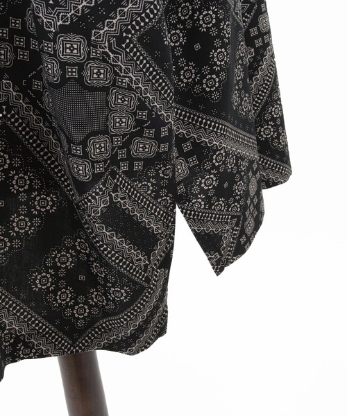 CAMBIO(カンビオ)の「mhs2628- Bandana Pattern Open Collar Shirts オープンカラーシャツ(S600526cmb)(シャツ/ブラウス・メンズ・ブラック・L/M/S)」の15枚目の写真